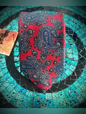 Vintage Moores Paisley Silk Tie
